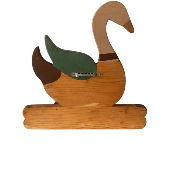 Wooden Goose Wall Peg Key/Towel Holder Vintage See Description - Picture 2 of 4